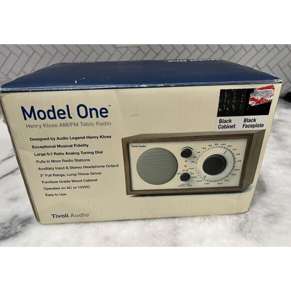 Tivoli Audio Model One AM/FM Radio M1BBS Black Cabinet - Tested - Picture 1 of 6